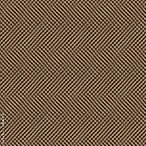 Check Plaid Seamless Pattern, Abstract Diagonal Gingham in Black, Gold Colorful with Herringbone Background Texture