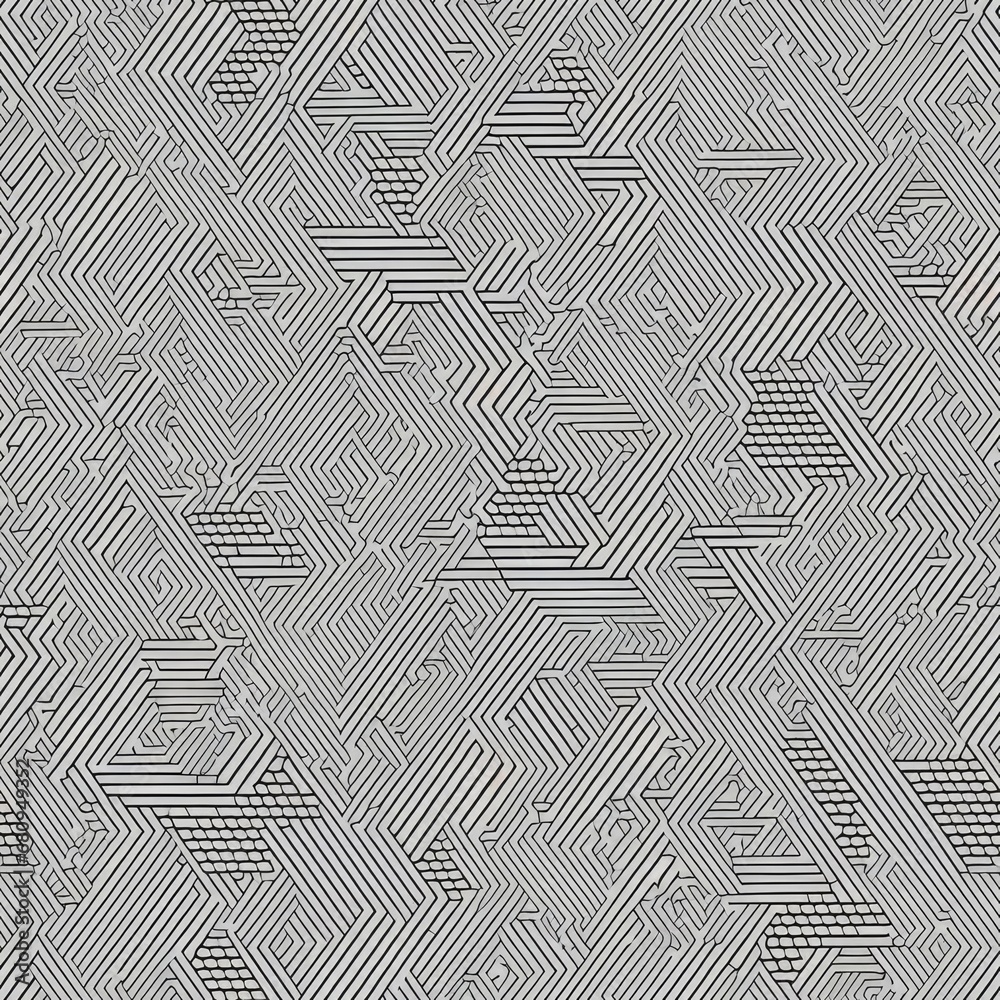 Abstract seamless pattern. Geometry. AI generated. Abstract seamless pattern. Geometry. AI generated.