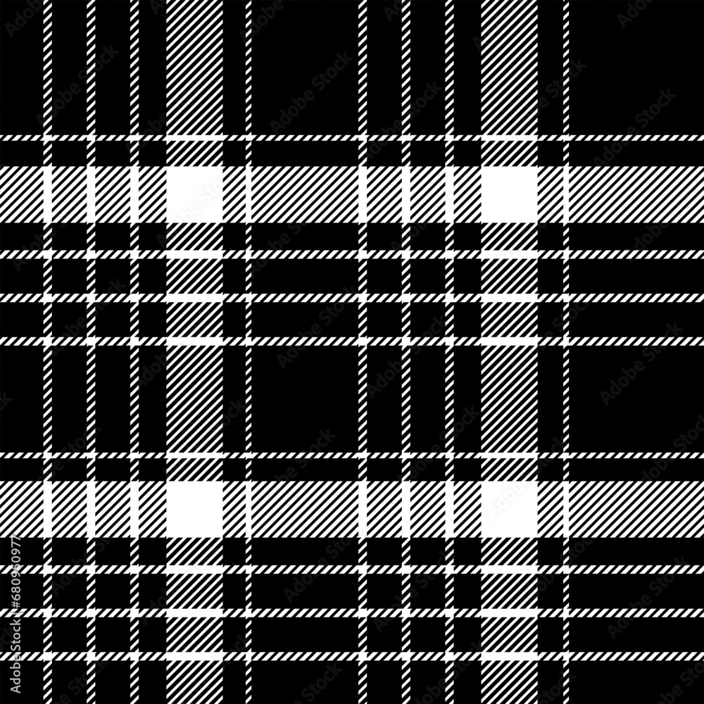Black white plaid check seamless pattern, eps10 pixel vector graphic, for tablecloth, gift paper, napkin, blanket, scarf, modern fashion textile print. Black white plaid check seamless pattern, eps10 pixel vector graphic, for tablecloth, gift paper, napkin, blanket, scarf, modern fashion textile print.