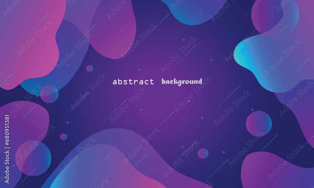 Gradient color dynamic fluid abstract background