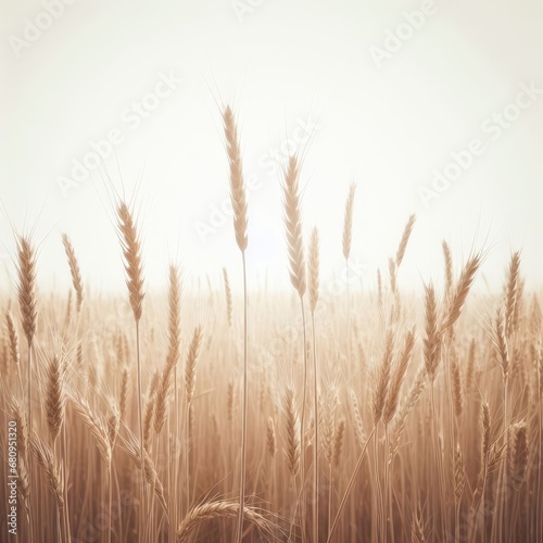 golden wheat field and sky