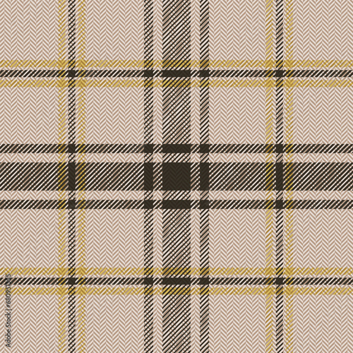 Black Brown background texture. Checkered with harringbone plaid repeating wallpaper. Natural nude fabric and textile swatch design