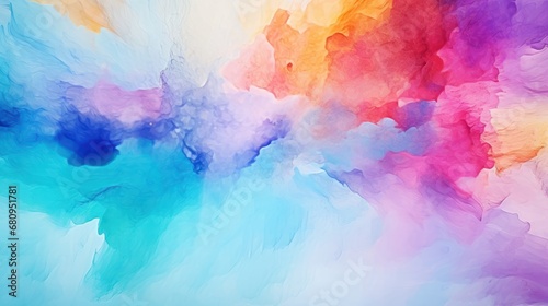  Colorful watercolor abstract painted background.  © CStock