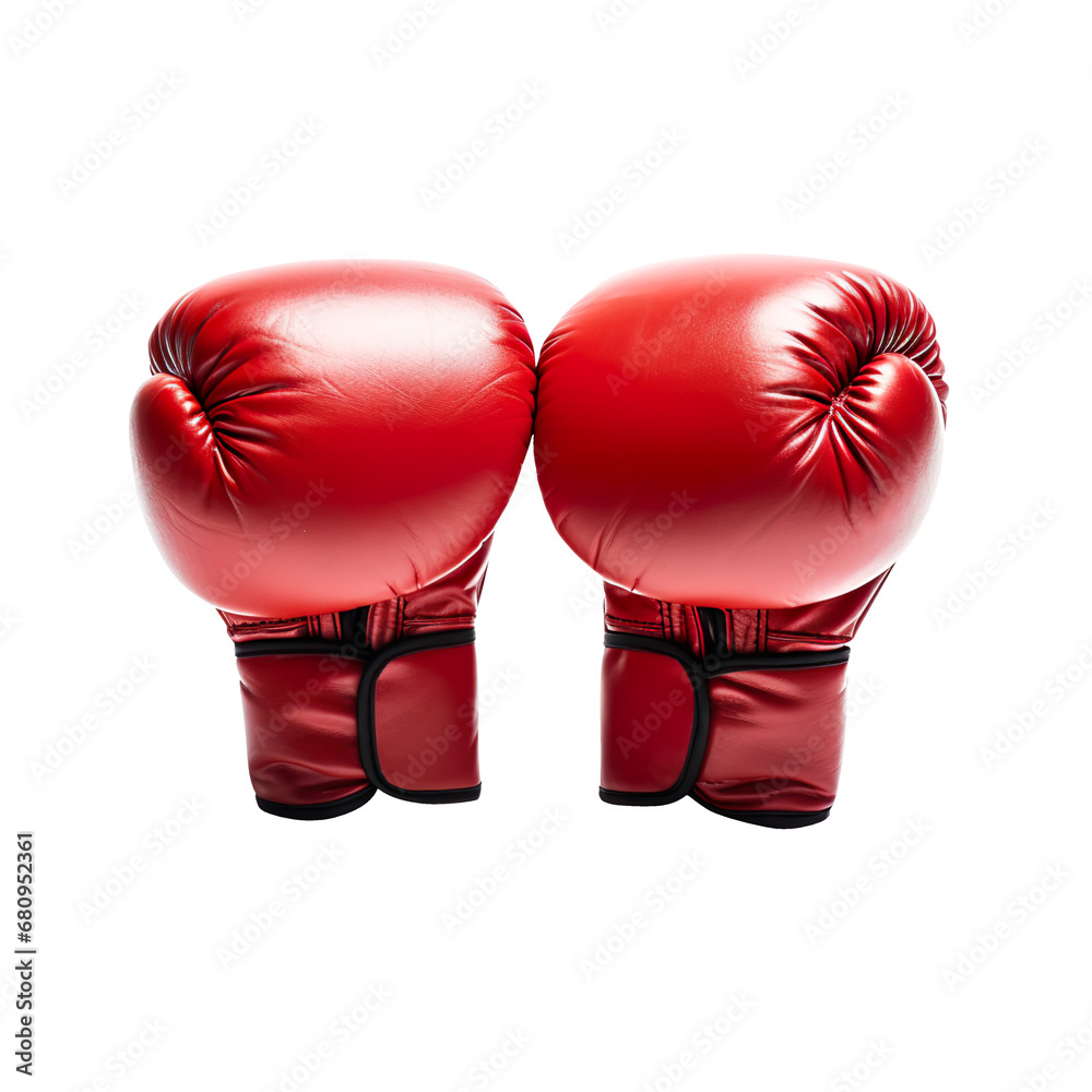 red boxing gloves