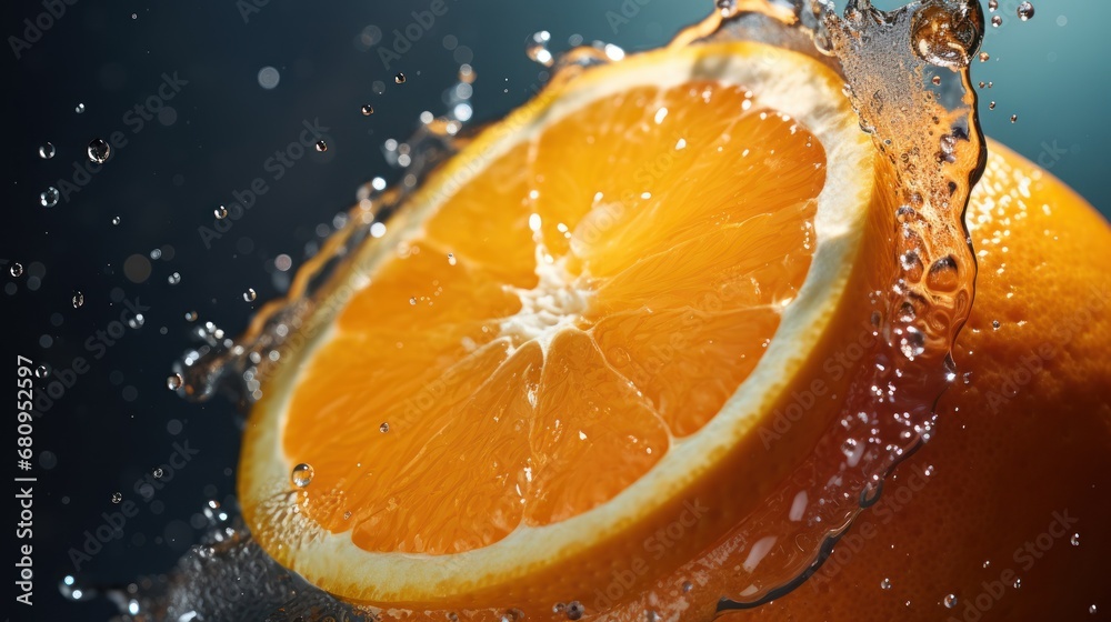 fresh orange fruit washing with tap water fresh orange fruit washing with tap water