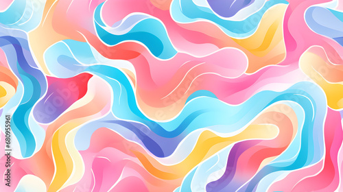 Hand drawn colorful watercolor style abstract background. wallpaper, banner, cover, poster design, Generative AI
