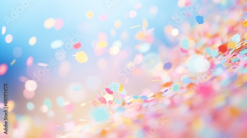 colorful pastel confetti background © id512