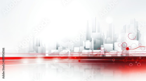 General ppt background image red and white graphic  