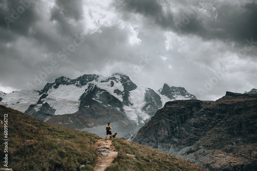 Zermatt, in southern Switzerland’s Valais canton, is a mountain resort renowned for skiing, climbing and hiking. The town, at an elevation of around 1,600m, lies below the iconic, pyramid-shaped Matte photo