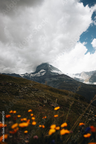 Zermatt, in southern Switzerland’s Valais canton, is a mountain resort renowned for skiing, climbing and hiking. The town, at an elevation of around 1,600m, lies below the iconic, pyramid-shaped Matte photo