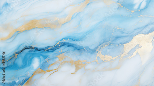 White mix blue marble texture for background or tiles floor decorative pattern design