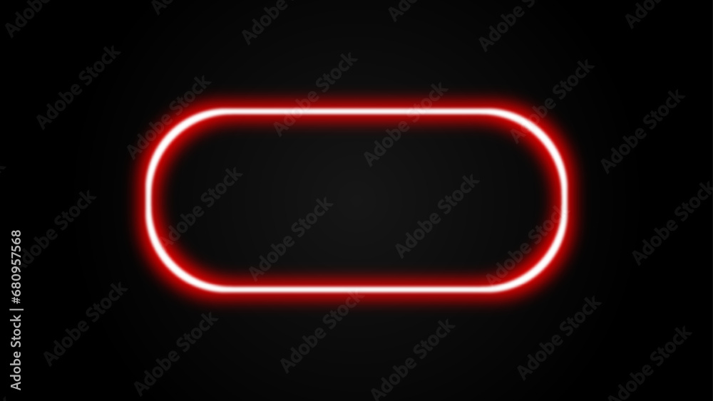 Black background with blue neon light effect. Glowing neon light.Hi-tech design for wallpaper, banner, background, landing page, wall art, invitation, prints, posters. vector illustration.
