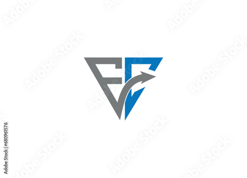 Free Download ef creative modern logo design vector icon template - GFXLoad