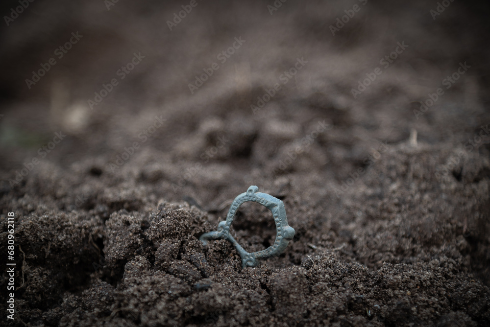 Bronze buckle of the 10th-13th century of Kievan Rus