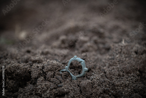 Obraz na płótnie Bronze buckle of the 10th-13th century of Kievan Rus w salonie