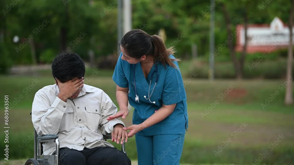 A nurse takes care of a patient at the hospital,Female doctor helping a patient in physical therapy A nurse takes care of a patient at the hospital,Female doctor helping a patient in physical therapy