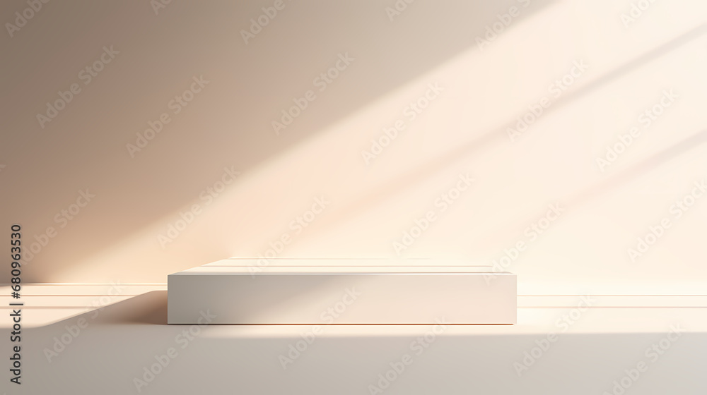 3d rendering minimalist space product exhibition stand, podium, stage, product commercial photography background, PPT background product cosmetics display 3d rendering minimalist space product exhibition stand, podium, stage, product commercial photography background, PPT background product cosmetics display