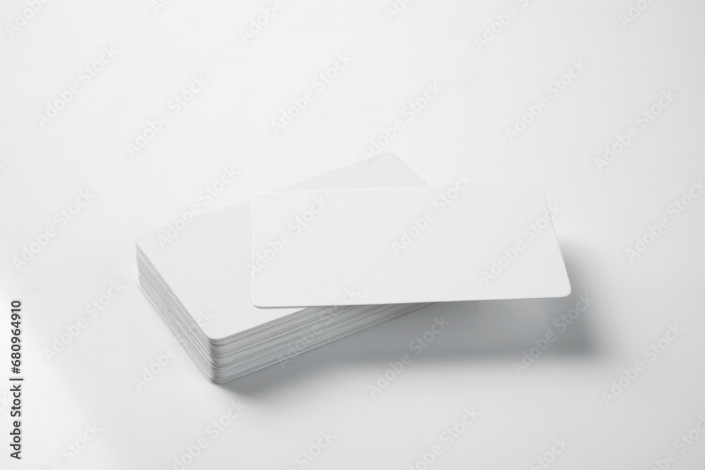 Stack of business cards