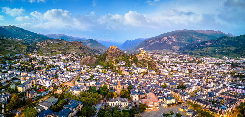 Sion, Switzerland in the Canton of Valais
