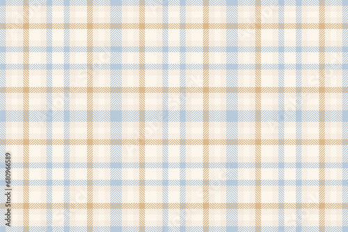 Seamless plaid background of vector texture textile with a fabric pattern check tartan.