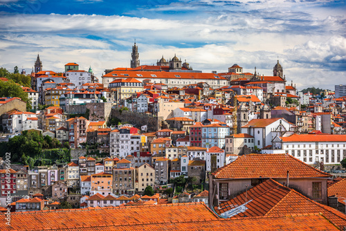 Porto, Portugal Old Town Skyline