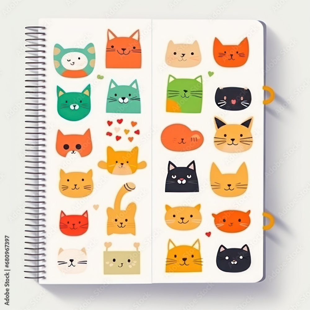 Pleasant minimalistic doodles of spiral notebooks
Pleasant minimalistic doodles of spiral notebooks