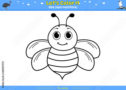 Lets color it Bee
