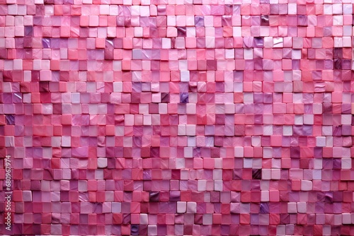 Pink Tiled Background or Wall photo