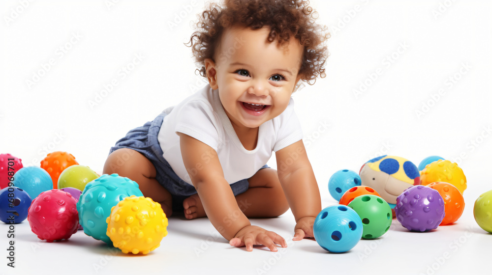 Joyful Toy Time, Baby's World. Energetic Baby Exploring Toys, White Cheer Joyful Toy Time, Baby's World. Energetic Baby Exploring Toys, White Cheer