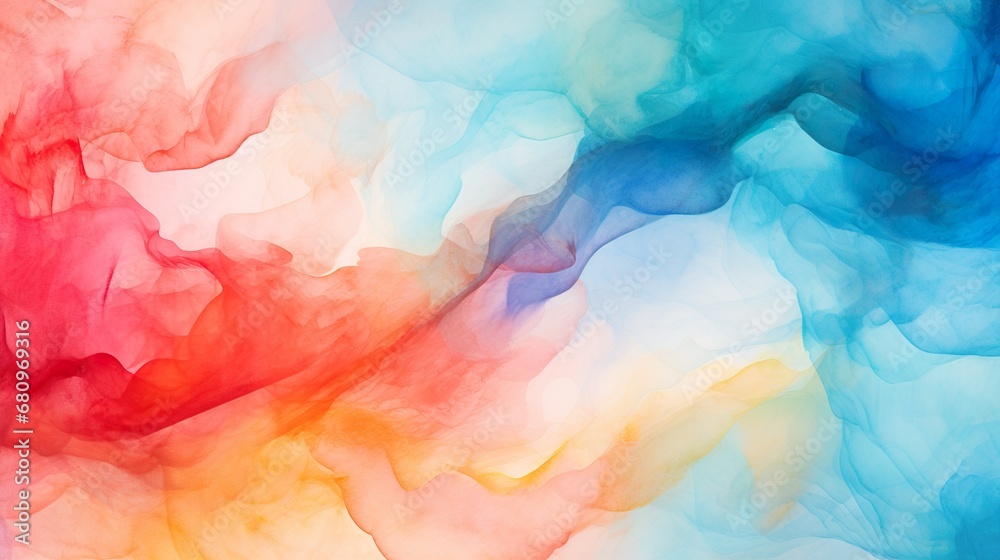Abstract pastel spray colorful watercolor background