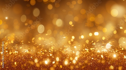 abstract golden background. fractal explosion star with gloss and lines.