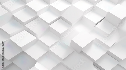 Abstract paper Hexagon white Background technology