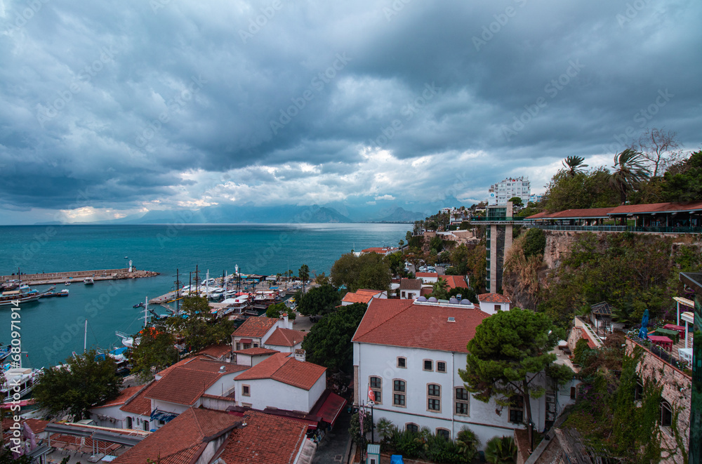Fototapeta premium panorama of the old town