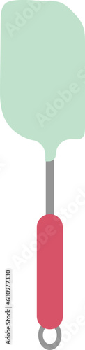 Silicone spatula illustration