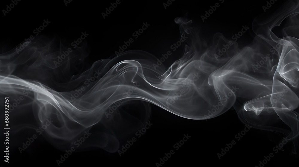Abstract smoke misty fog on isolated black background. Texture overlays. Abstract smoke misty fog on isolated black background. Texture overlays.