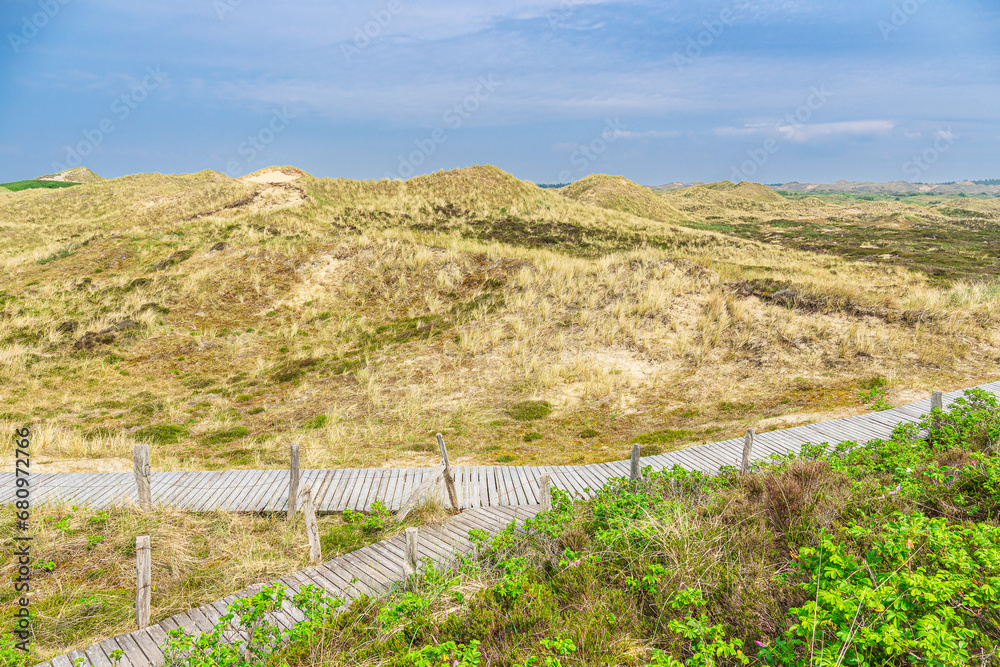 Landschaft in den Dünen bei Norddorf auf der Insel Amrum