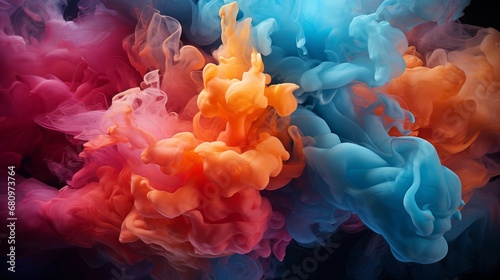 A beautiful color abstract background created