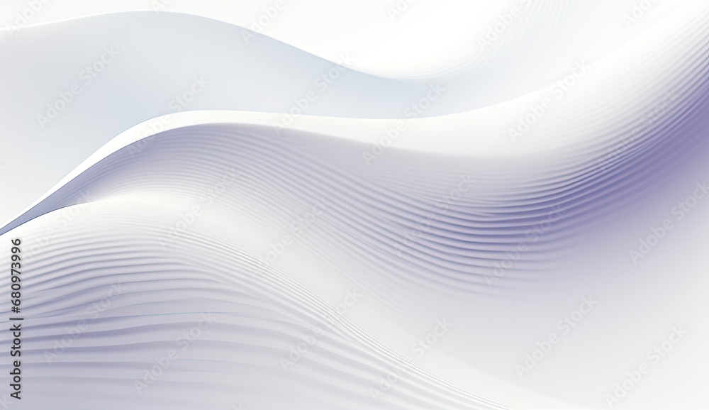 White Paper Background with Waves in the Style of Future White Paper Background with Waves in the Style of Future