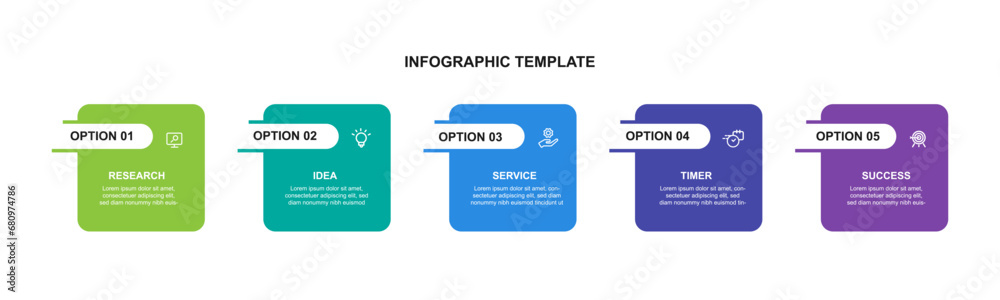 Modern design template infographic vector element Modern design template infographic vector element