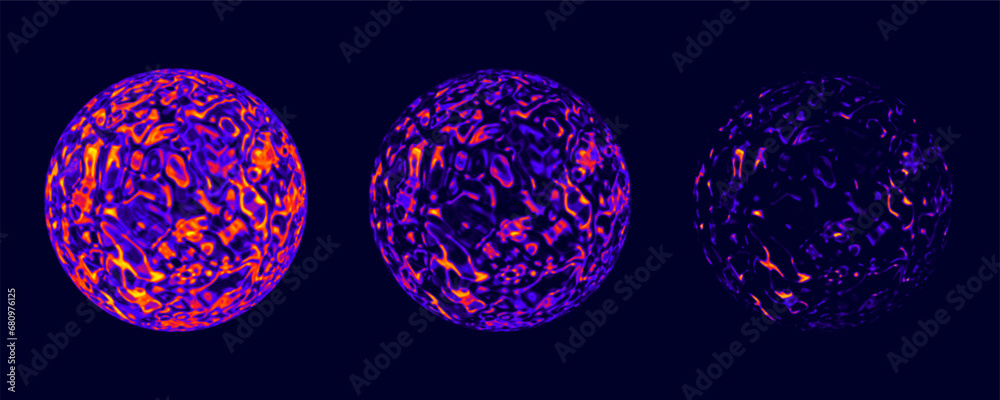 Heat map. Abstract infrared thermographic background. Vector illustration. Heat map. Abstract infrared thermographic background. Vector illustration.