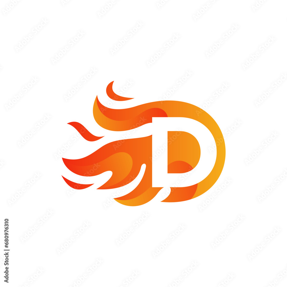 Letter D logo or symbol template design