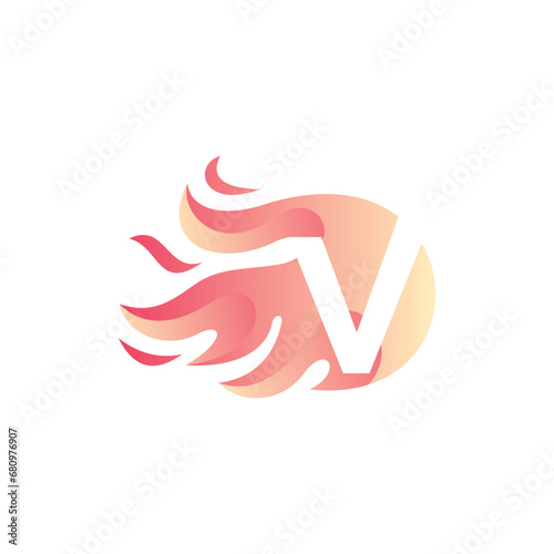 Letter V logo or symbol template design