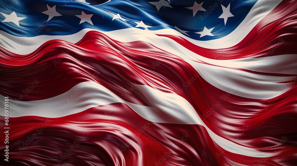 USA flag. American flag. American flag blowing in the wind USA flag. American flag. American flag blowing in the wind