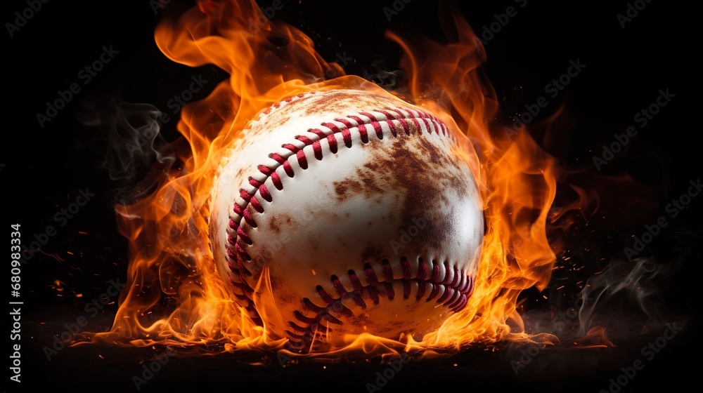 Burning Ball VFX Element american baseball speed flame Burning Ball VFX Element american baseball speed flame