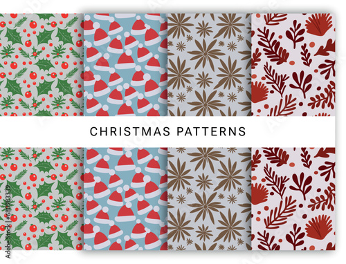 Christmas patterns collection