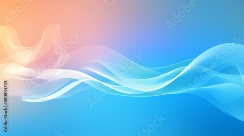 Air flow effect on a light background. illustration swirl of fresh air, Generative AI