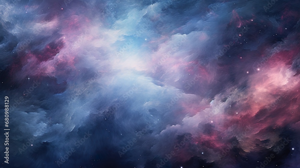 Naklejka premium Beautiful abstract blue and pink background with purple smoke texture.