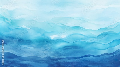 Dark blue azure turquoise abstract watercolor background for textures backgrounds