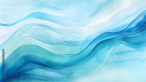 Wallpaper Mural Dark blue azure turquoise abstract watercolor background for textures backgrounds Torontodigital.ca