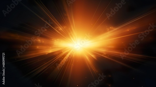 shiny rays sparkle sunlight flare from the sky